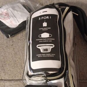 3-in-1 Wearable Pouch with Touchscreen - Black